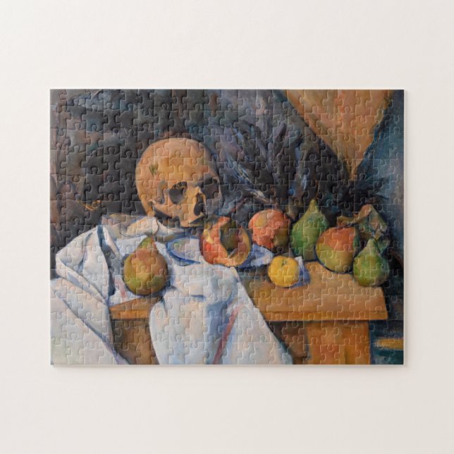 Quebra-cabeça Paul Cezanne - Natureza Morta com Caveira (Horizontal)