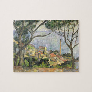Quebra-cabeça Paul Cezanne   o mar no l'Estaque, 1878
