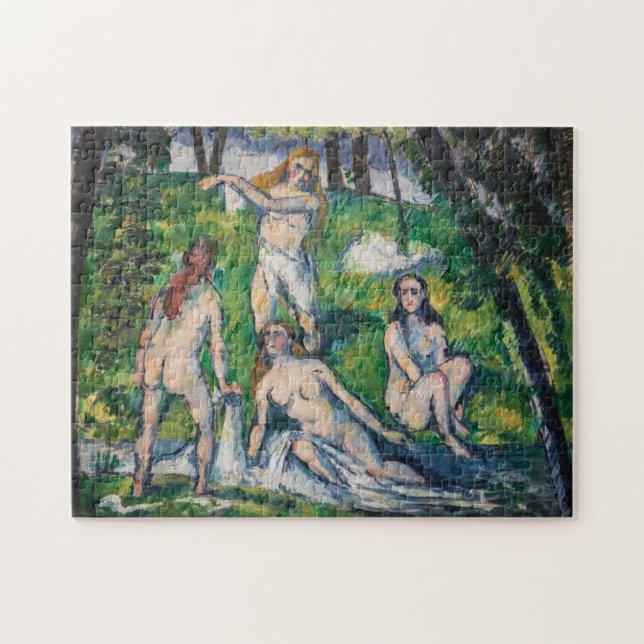 Quebra-cabeça Paul Cezanne - Quatro Banhistas (Horizontal)