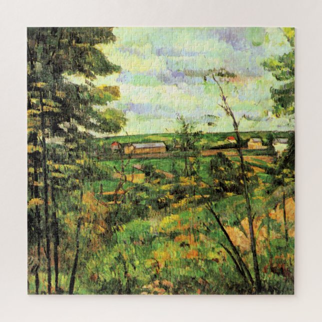 Quebra-cabeça Paul Cezanne, The Valley of the Oise, (Vertical)