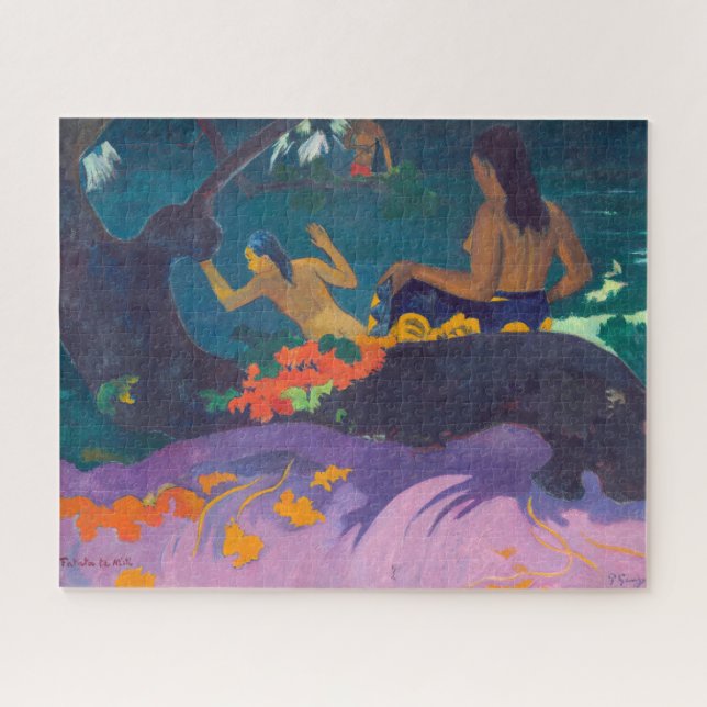 Quebra-cabeça Paul Gauguin - À Beira-Mar / Fatata te Miti (Horizontal)