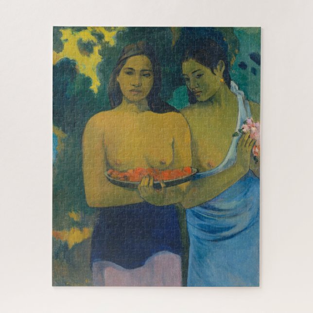 Quebra-cabeça Paul Gauguin - Duas Mulheres Taitianas (Vertical)