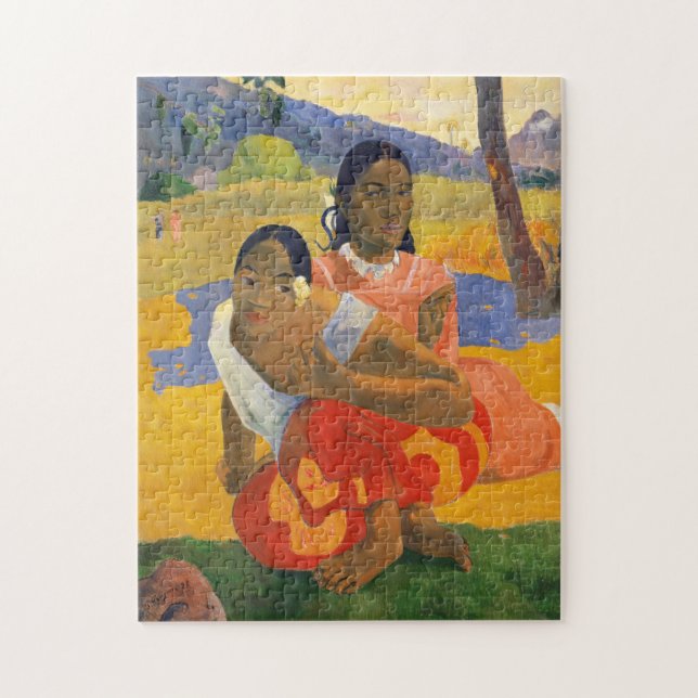 Quebra-cabeça PAUL GAUGUIN - ipoipo 1892 do faa de Nafea (Vertical)