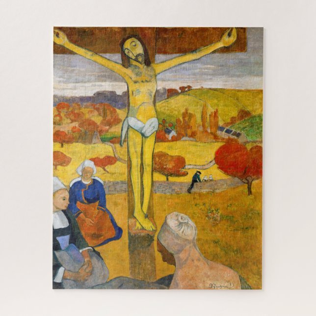 Quebra-cabeça Paul Gauguin - O Cristo amarelo (Vertical)