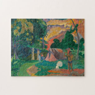 Quebra-cabeça Paul Gauguin Tahitian Matamoe Painting