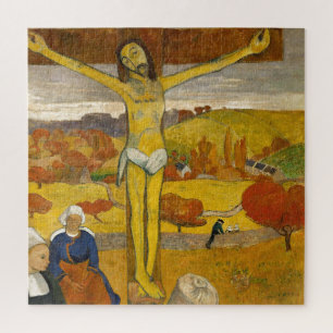 Quebra-cabeça Paul Gauguin Yellow Christ Painting