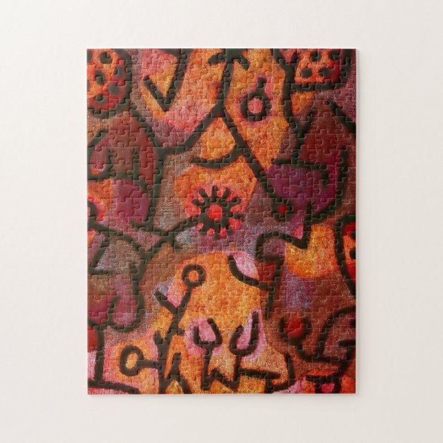 Quebra-cabeça Paul Klee Flora di Roccia Confusão (Vertical)
