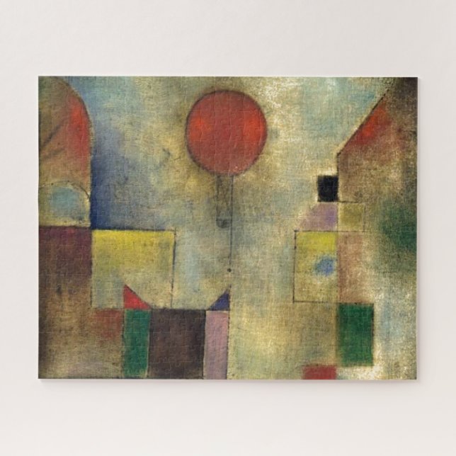 Quebra-cabeça Paul Klee Red Balloon - Abstrato de Pintura (Horizontal)