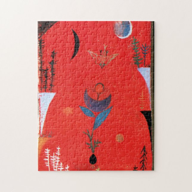 Quebra-cabeça Paul Klee - Summer Houses (Vertical)