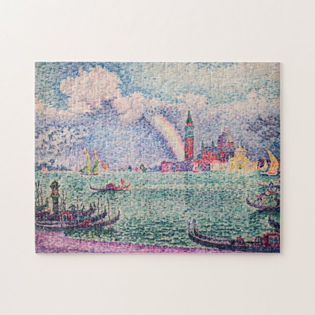 Quebra-cabeça Paul Signac - Arco-Íris, Veneza (Horizontal)
