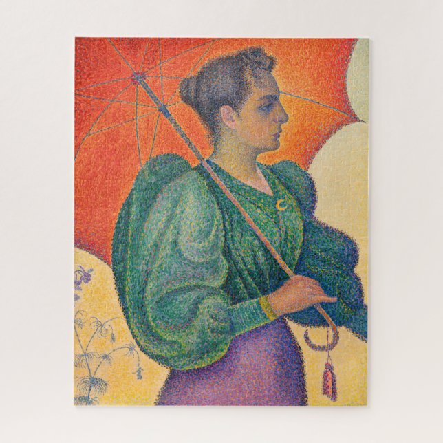 Quebra-cabeça Paul Signac - Mulher com Parasol (Vertical)