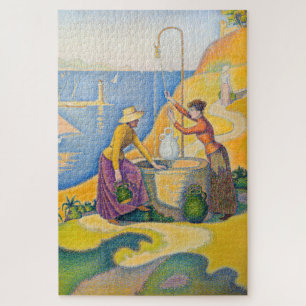 Quebra-cabeça Paul Signac - Mulheres no Bem