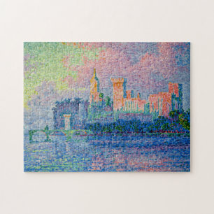 Quebra-cabeça Paul Signac - O Palácio Papal, Avignon