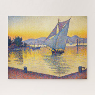 Quebra-cabeça Paul Signac - O Porto ao Pôr do Sol, Ópera 236
