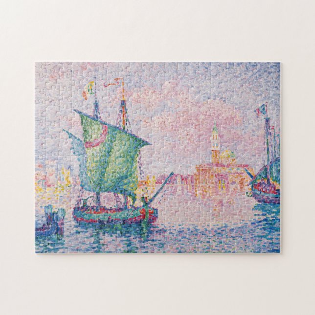 Quebra-cabeça Paul Signac - Veneza, A Nuvem Rosa (Horizontal)