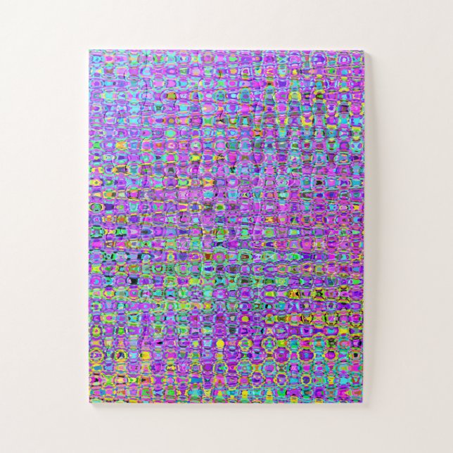 Quebra-cabeça Pavão-roxo (Vertical)