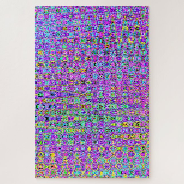 Quebra-cabeça Pavão-roxo (Vertical)