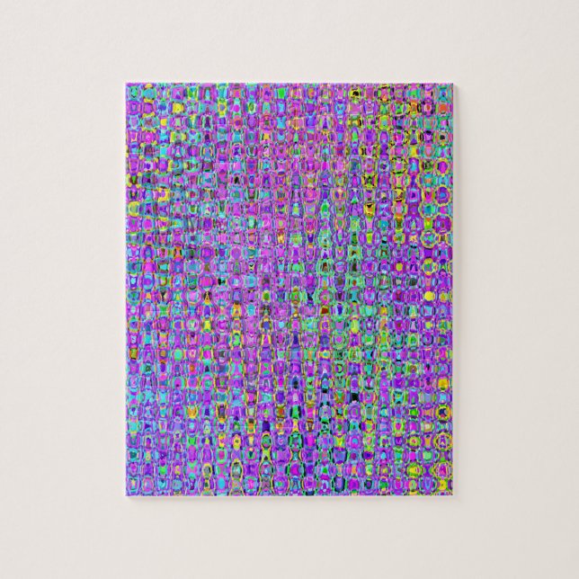 Quebra-cabeça Pavão-roxo (Vertical)