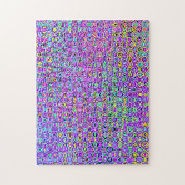 Quebra-cabeça Pavão-roxo (Vertical)