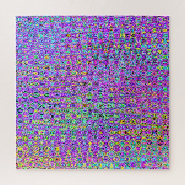 Quebra-cabeça Pavão-roxo (Vertical)