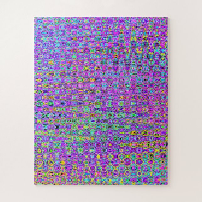Quebra-cabeça Pavão-roxo (Vertical)