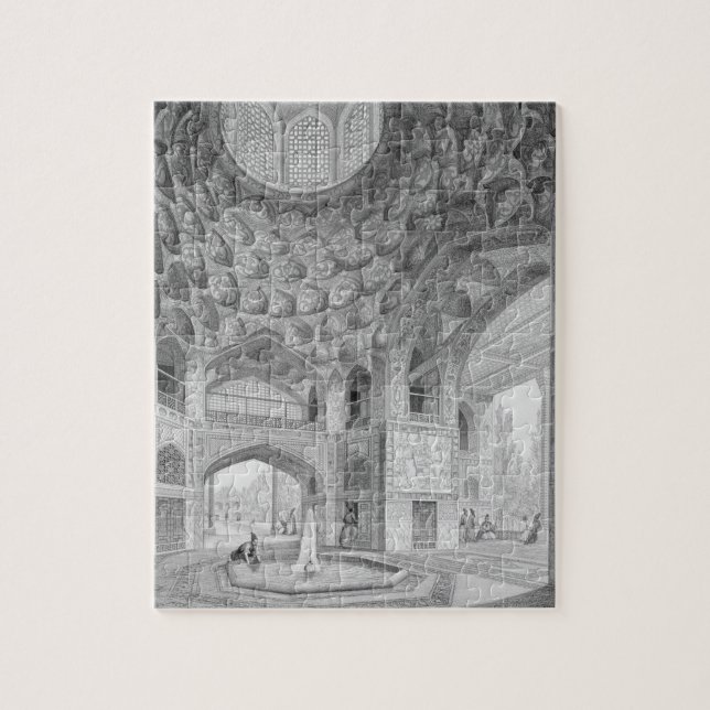 Quebra-cabeça Pavilhão dos oito paraíso, em Isfahan, de (Vertical)