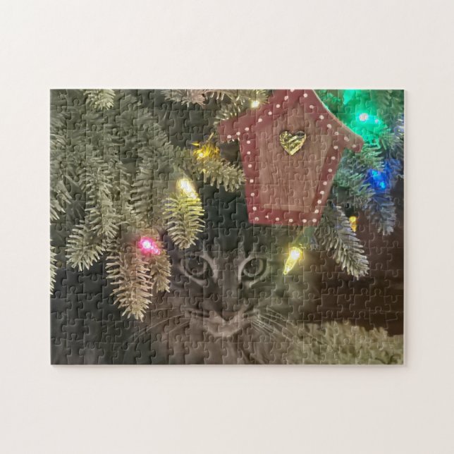 Quebra-cabeça Paws under the tree Puzzle (Horizontal)