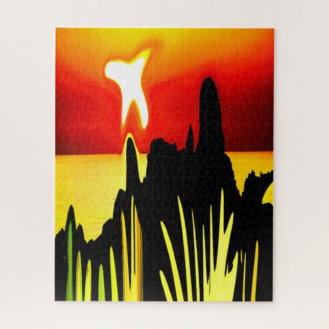 Quebra-cabeça Paz ao amanhecer (Vertical)