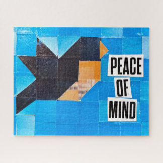 Quebra-cabeça Paz de Espírito Pássaro em Voo Céu Azul Calmante