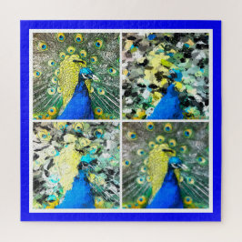 Quebra-cabeça Peacock Art