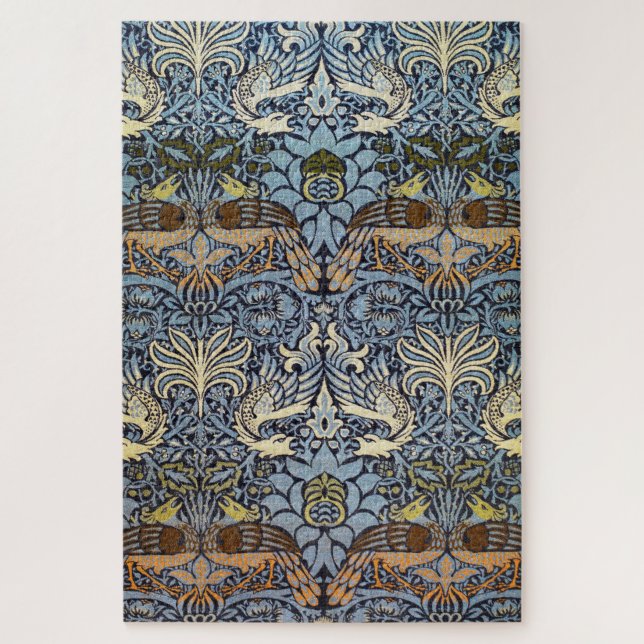 Quebra-cabeça Peacock e Dragon, William Morris (Vertical)