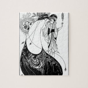 Quebra-cabeça Peacock Skirt Beardsley Nouveau
