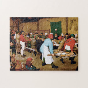 Quebra-cabeça Peasant Wedding, Pieter Bruegel