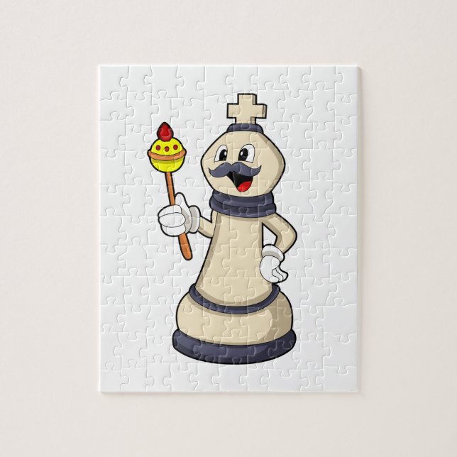 Quebra-cabeça Peça de xadrez King no Chess.PNG (Vertical)