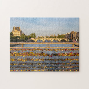 Quebra-cabeça Pecados de amor numa ponte em Paris