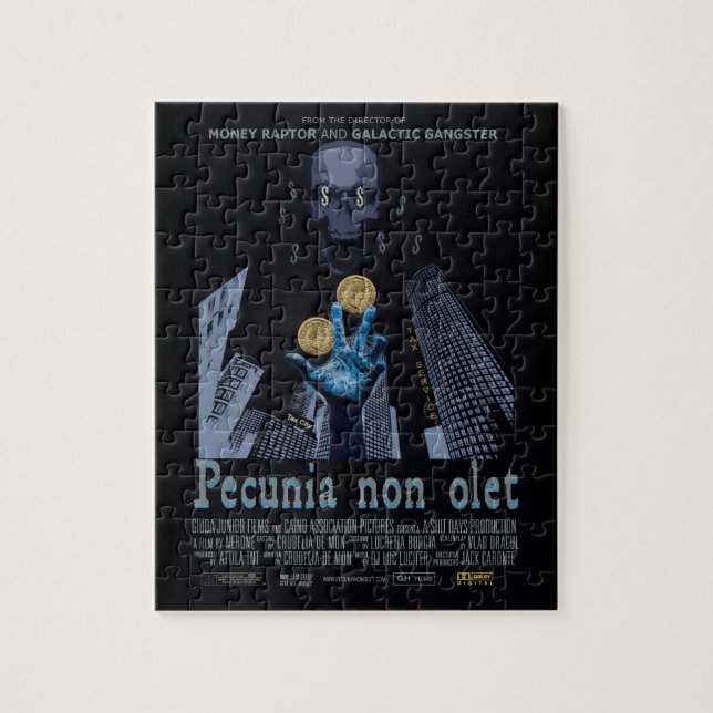 Quebra-cabeça "Pecunia non olet" (O Dinheiro Não Cheira (Vertical)