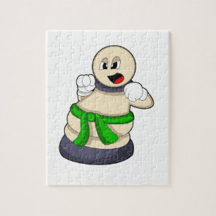 Quebra-cabeça Pedra do xadrez em xadrez