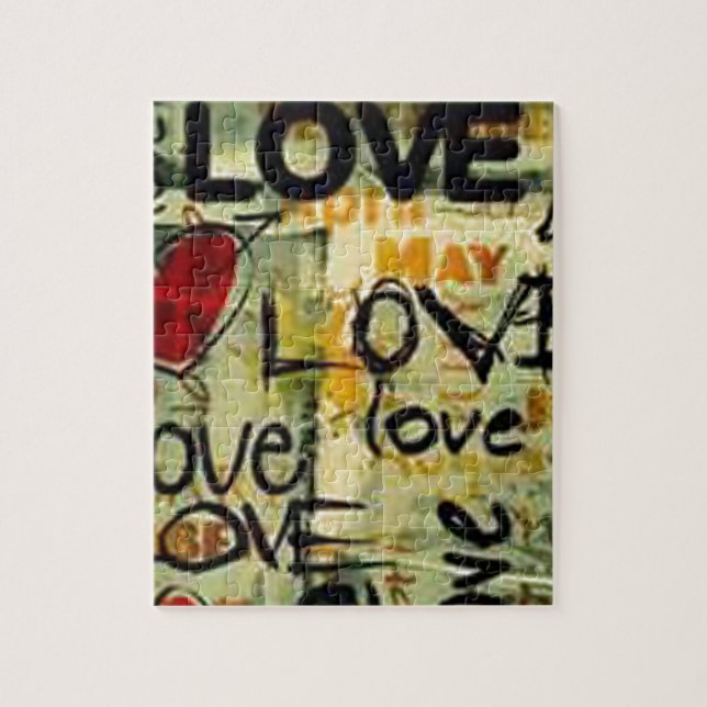 Quebra-cabeça Pegue Um Pequeno Grafite De Amor (Vertical)