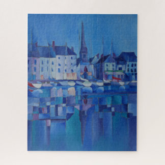 Quebra-cabeça Peinture de Honfleur, França -