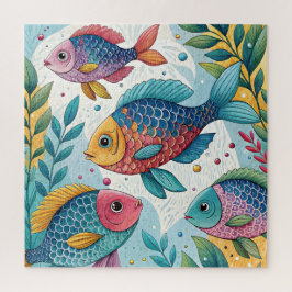 Quebra-cabeça Peixe-arco-íris submarino