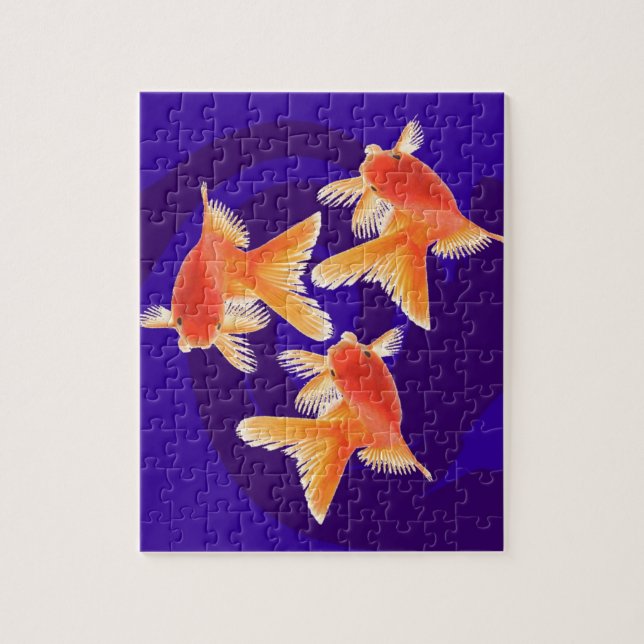 Quebra-cabeça Peixe dourado (Vertical)