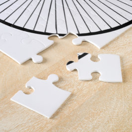 Quebra-cabeça Peixe preto pedrado bicicleta vintage