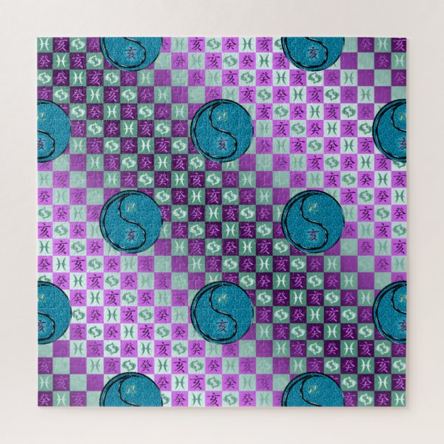 Quebra-cabeça Peixes & Água e Leitão (Vertical)