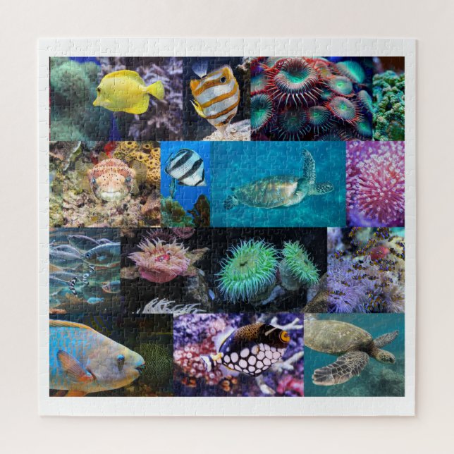 Quebra-cabeça Peixes De Coral Recife, 10, 676 Peças (Vertical)