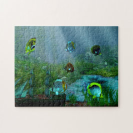 Quebra-cabeça Peixes Tank Aquarium Art