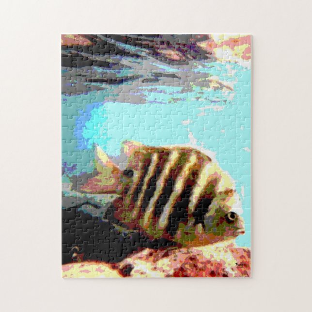 Quebra-cabeça Peixes Tropicais (Vertical)
