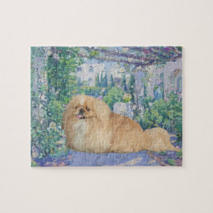 Quebra-cabeça Pekingese em Lavanda