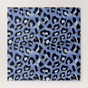 Quebra-cabeça Pele Animal Allure: Watercolor Leopard