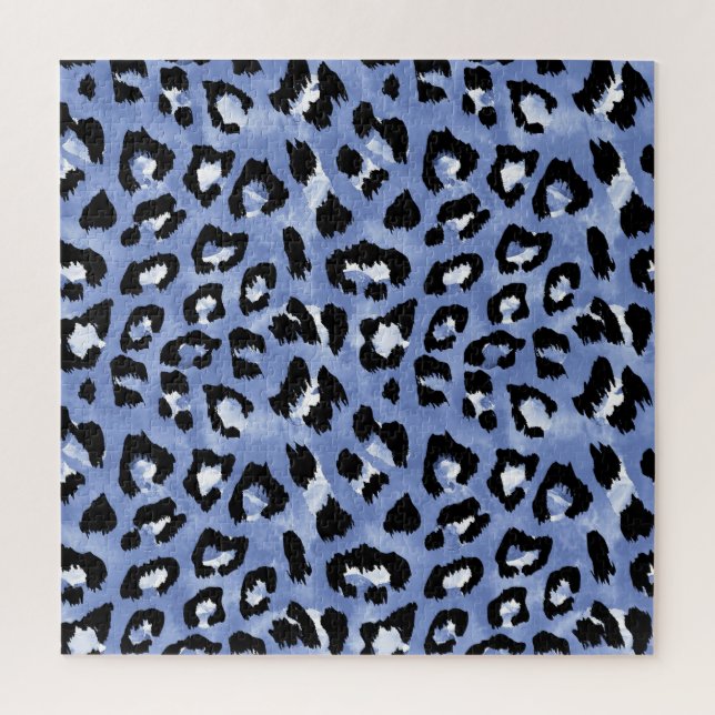 Quebra-cabeça Pele Animal Allure: Watercolor Leopard (Vertical)