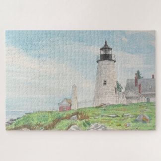 Quebra-cabeça Pemaquid Point Aquarela 1014pc Puzzle